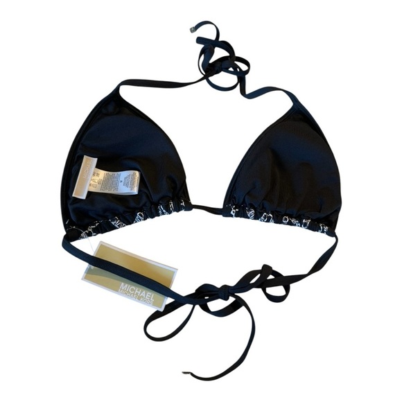 MICHAEL Michael Kors Women's String Triangle Bikini Top Size Medium - Picture 8 of 13